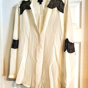 Cream blouse
